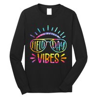 Field Day Vibes Tie Dye Last Day Of School Cool Game Day Long Sleeve Shirt