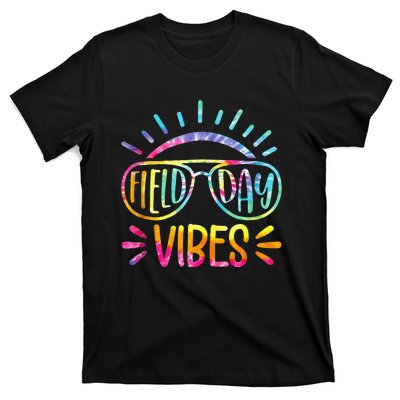 Field Day Vibes Tie Dye Last Day Of School Cool Game Day T-Shirt