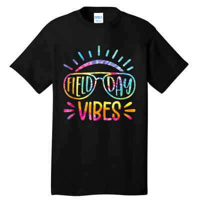 Field Day Vibes Tie Dye Last Day Of School Cool Game Day Tall T-Shirt