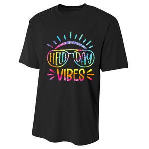 Field Day Vibes Tie Dye Last Day Of School Cool Game Day Performance Sprint T-Shirt