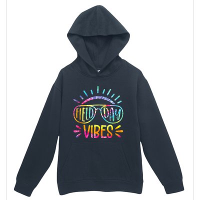 Field Day Vibes Tie Dye Last Day Of School Cool Game Day Urban Pullover Hoodie