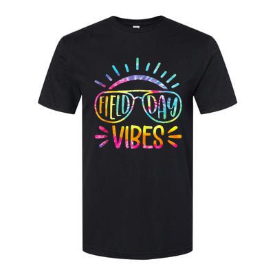 Field Day Vibes Tie Dye Last Day Of School Cool Game Day Softstyle CVC T-Shirt