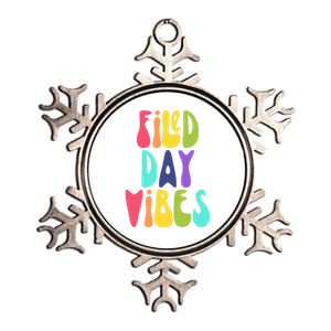 Field Day Vibes Teacher Last Day Of School Gift Metallic Star Ornament