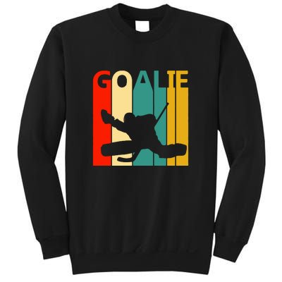 Father's Day Vintage Ice Hockey Goalie Gift Sweatshirt