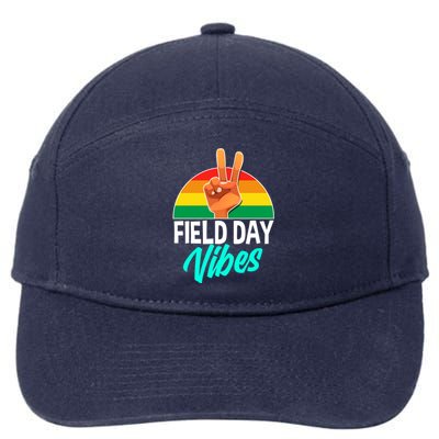 Field Days Vibes School Student Teacher Day Funny Gift 7-Panel Snapback Hat