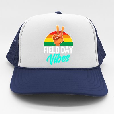 Field Days Vibes School Student Teacher Day Funny Gift Trucker Hat