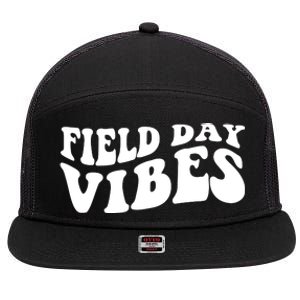 Field Day Vibes Retro 7 Panel Mesh Trucker Snapback Hat