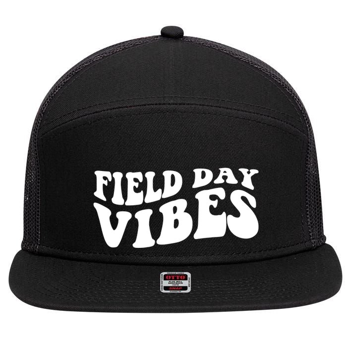 Field Day Vibes Retro 7 Panel Mesh Trucker Snapback Hat
