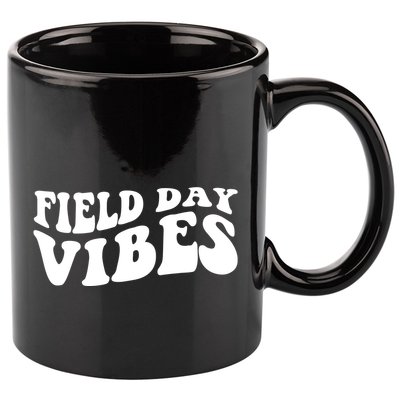 Field Day Vibes Retro 11oz C Handle Ceramic Mug