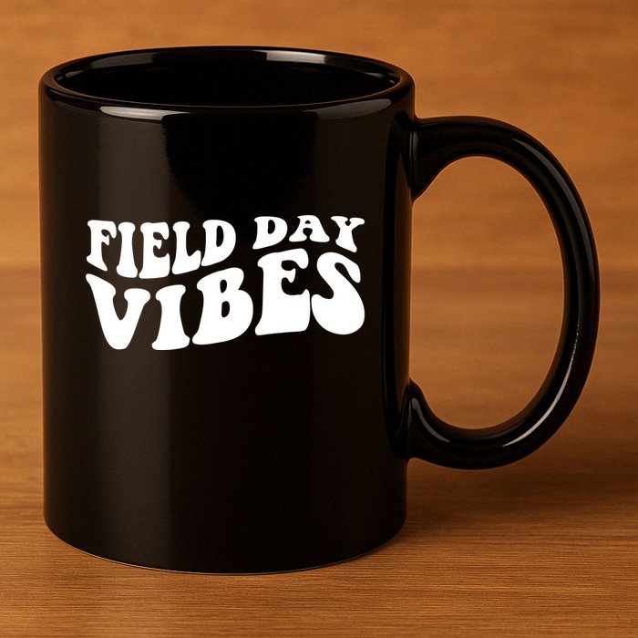 Field Day Vibes Retro 11oz C Handle Ceramic Mug