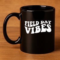 Field Day Vibes Retro 11oz C Handle Ceramic Mug