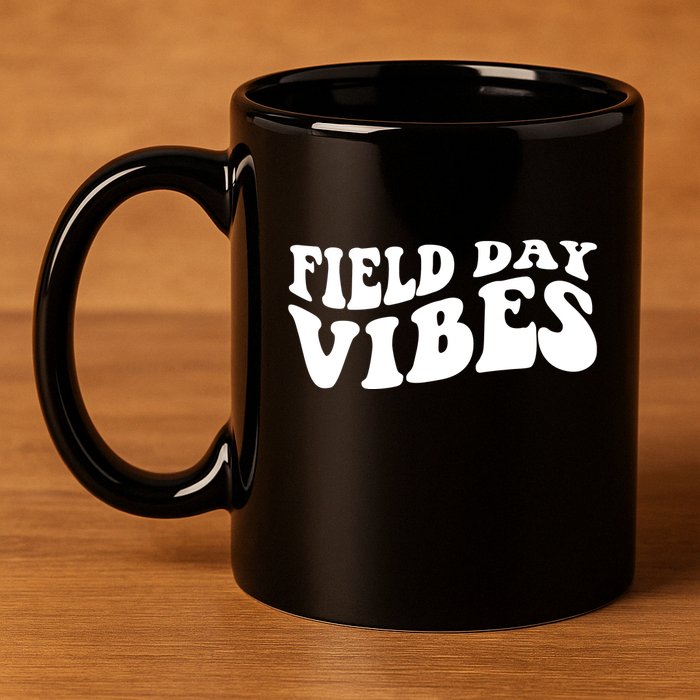 Field Day Vibes Retro 11oz C Handle Ceramic Mug
