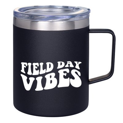 Field Day Vibes Retro 12oz Stainless Steel Coffee Mug