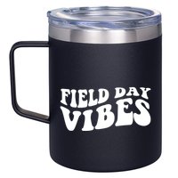Field Day Vibes Retro 12oz Stainless Steel Coffee Mug