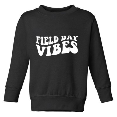 Field Day Vibes Retro Toddler Sweatshirt