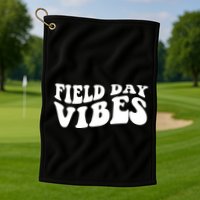 Field Day Vibes Retro Golf Towel