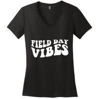 Field Day Vibes Retro Women's V-Neck T-Shirt