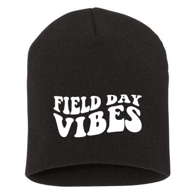 Field Day Vibes Retro Short Acrylic Beanie