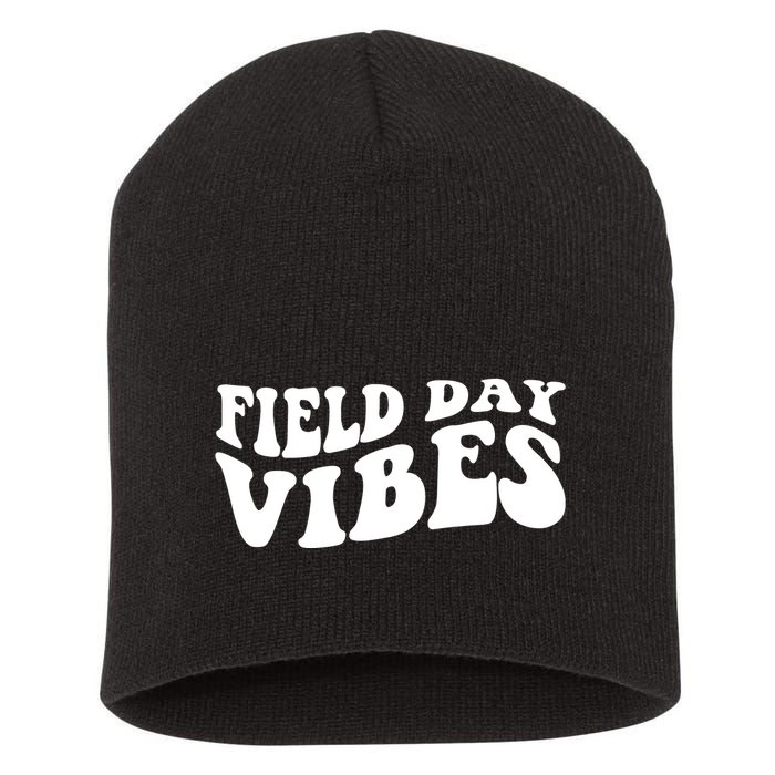 Field Day Vibes Retro Short Acrylic Beanie