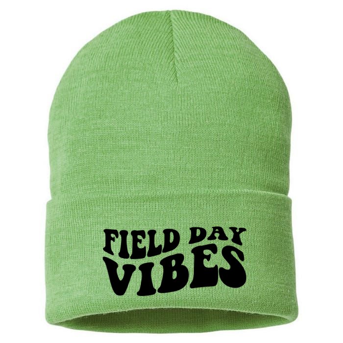 Field Day Vibes Retro Sustainable Knit Beanie