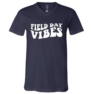 Field Day Vibes Retro V-Neck T-Shirt