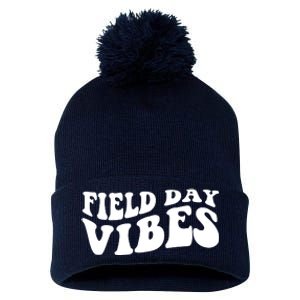 Field Day Vibes Retro Pom Pom 12in Knit Beanie