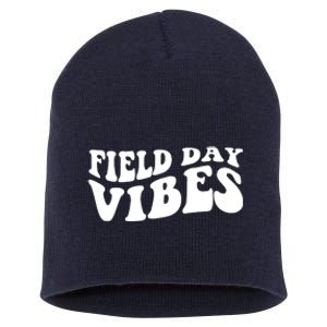 Field Day Vibes Retro Short Acrylic Beanie