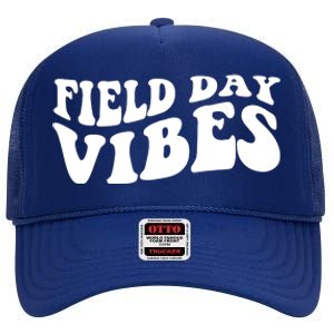 Field Day Vibes Retro High Crown Mesh Back Trucker Hat