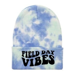 Field Day Vibes Retro Tie Dye 12in Knit Beanie