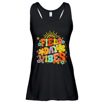 Field Day Vibes Summer Teacher Last Day Of School Ladies Essential Flowy Tank