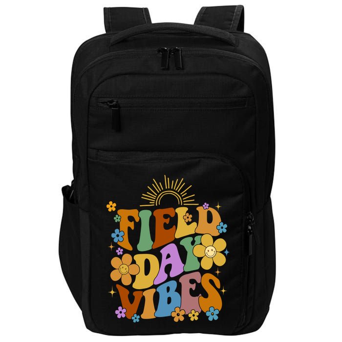 Field Day Vibes Colorful Floral Impact Tech Backpack