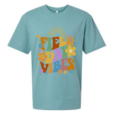 Field Day Vibes Colorful Floral Sueded Cloud Jersey T-Shirt
