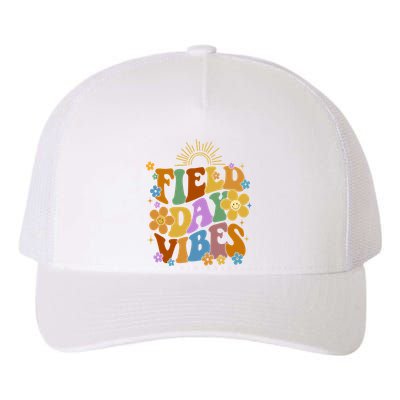 Field Day Vibes Colorful Floral Yupoong Adult 5-Panel Trucker Hat
