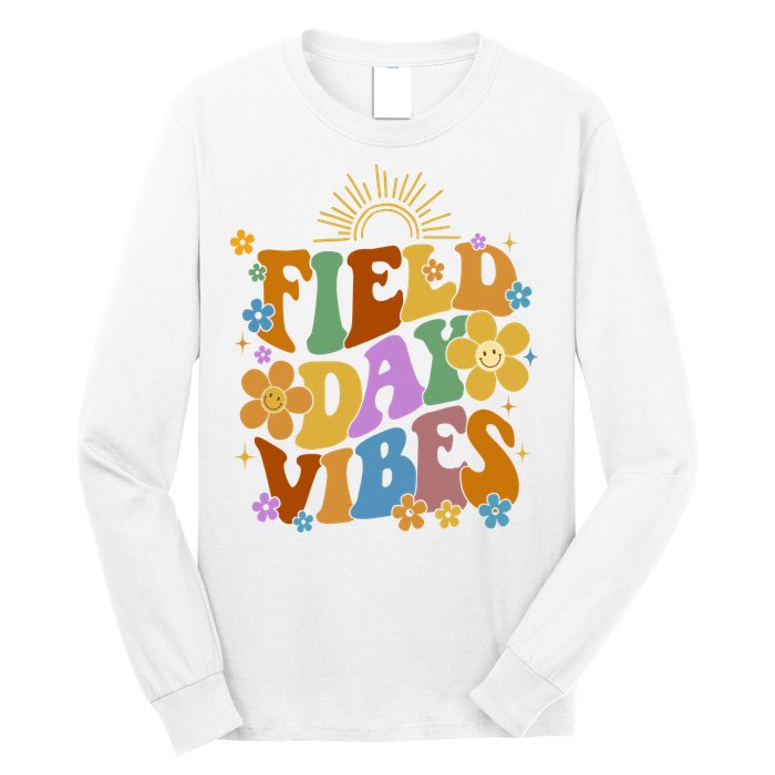 Field Day Vibes Colorful Floral Long Sleeve Shirt