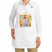 Field Day Vibes Colorful Floral Apron