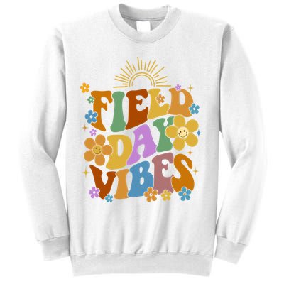 Field Day Vibes Colorful Floral Sweatshirt