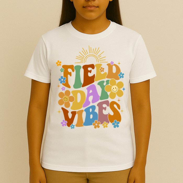 Field Day Vibes Colorful Floral T-Shirt