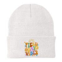 Field Day Vibes Colorful Floral Beanie