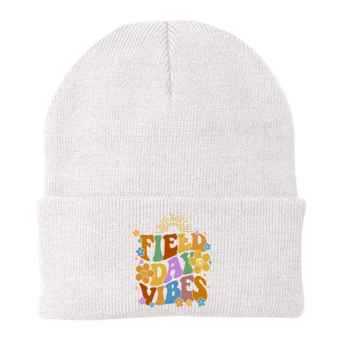 Field Day Vibes Colorful Floral Beanie