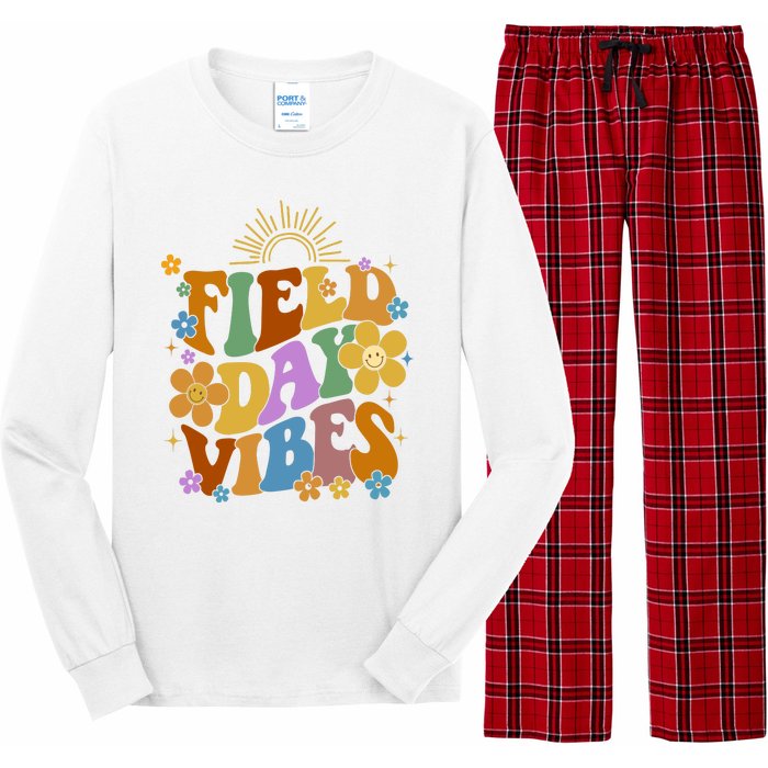 Field Day Vibes Colorful Floral Long Sleeve Pajama Set