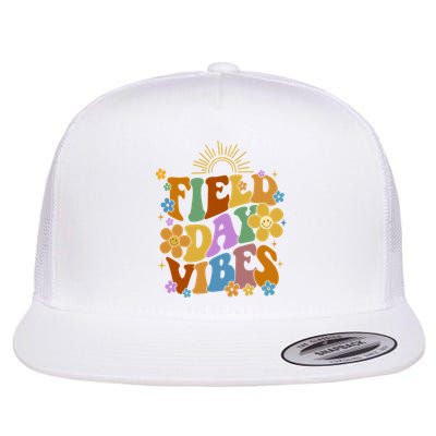 Field Day Vibes Colorful Floral Flatbill Hat