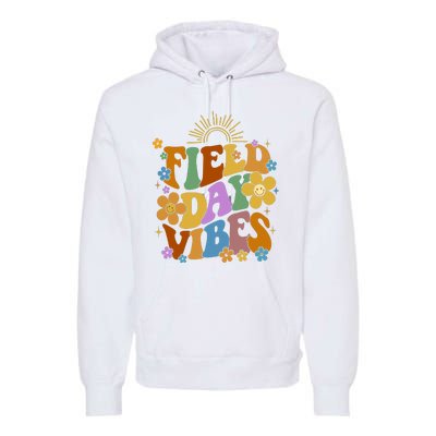 Field Day Vibes Colorful Floral Premium Hoodie