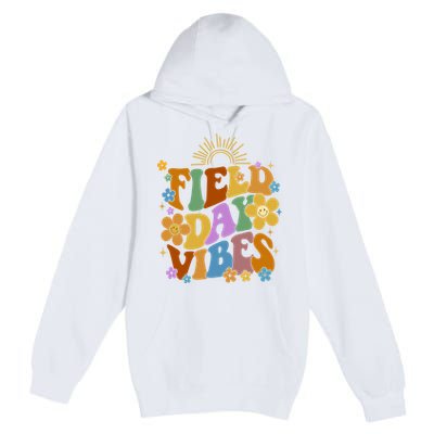 Field Day Vibes Colorful Floral Premium Pullover Hoodie