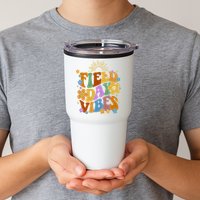 Field Day Vibes Colorful Floral Tumbler