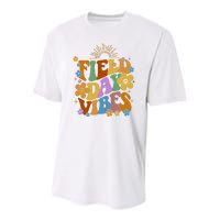 Field Day Vibes Colorful Floral Youth Performance Sprint T-Shirt