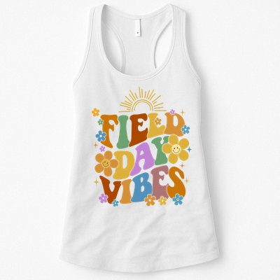 Field Day Vibes Colorful Floral Womens Tank Top