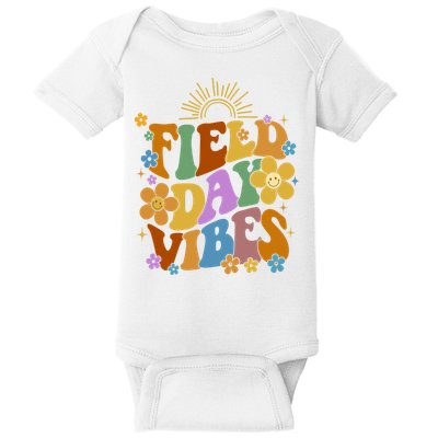 Field Day Vibes Colorful Floral Baby Bodysuit