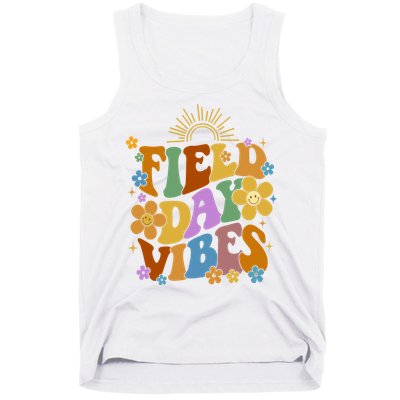 Field Day Vibes Colorful Floral Tank Top
