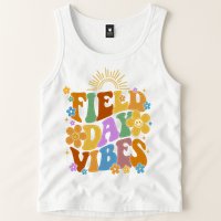 Field Day Vibes Colorful Floral Tank Top