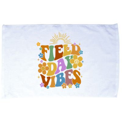 Field Day Vibes Colorful Floral Microfiber Hand Towel